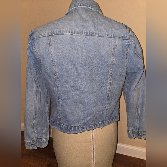 Sandpiper Petite XL Embroidered Jean Jacket - Picture 5 of 10